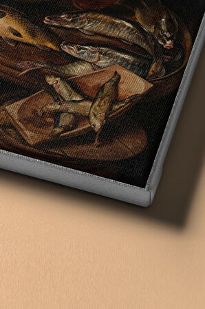 Sayılarla Boyama Seti Kasnaklı Balık Pazarı 50 X 65 Cm