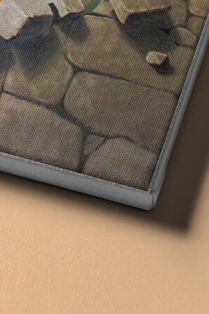 Sayılarla Boyama Seti Kasnaklı Düşen Uçak 60 X 75 Cm