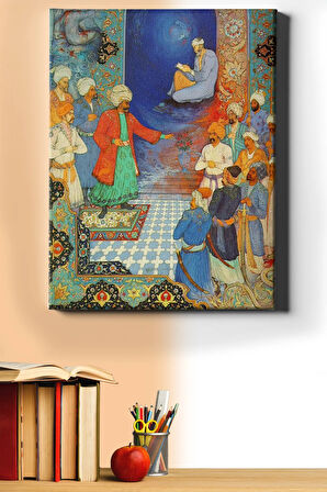 Sayılarla Boyama Seti Kasnaklı Hüsn-ü Aşk 40 X 50 Cm