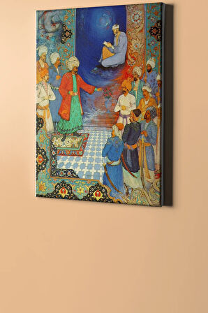 Sayılarla Boyama Seti Kasnaklı Hüsn-ü Aşk 40 X 50 Cm