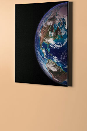 Sayılarla Boyama Seti Kasnaklı Dünya'ya Bakış 60 X 75 Cm