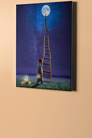 Sayılarla Boyama Seti Kasnaklı Gökyüzünü Süslemek 60 X 75 Cm