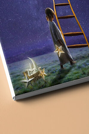 Sayılarla Boyama Seti Kasnaklı Gökyüzünü Süslemek 60 X 75 Cm