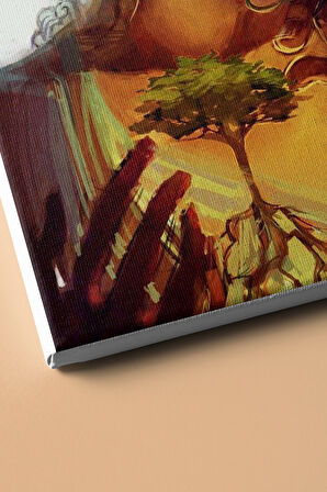 Sayılarla Boyama Seti Kasnaklı Hayat Ağacı 40 X 50 Cm