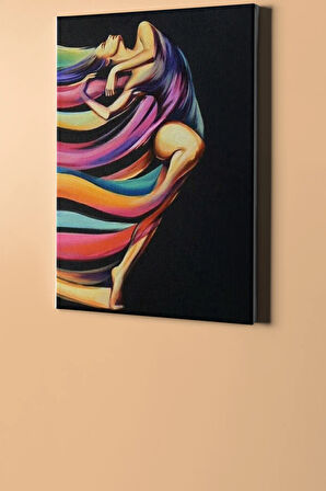 Sayılarla Boyama Seti Kasnaklı Renklerle Dans 60 X 75 Cm