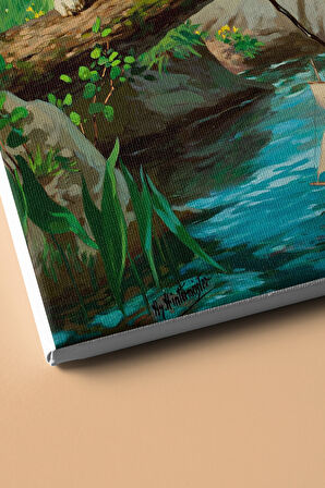 Sayılarla Boyama Seti Kasnaklı Pazar Kır Gezisi 60 X 75 Cm