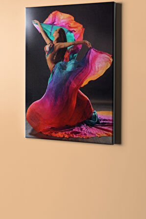 Sayılarla Boyama Seti Kasnaklı Dans Eden Gökkuşağı 60 X 75 Cm