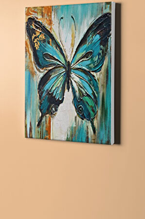 Sayılarla Boyama Seti Kasnaklı Mavi Kelebeğin Uyanışı 40 X 50 Cm