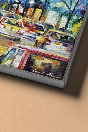 Sayılarla Boyama Seti Kasnaklı Paris Şehir Işıkları 60 X 75 Cm