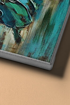 Sayılarla Boyama Seti Kasnaklı Mavi Kelebeğin Uyanışı 50 X 65 Cm