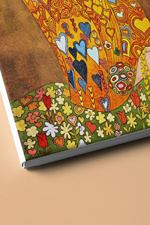 Sayılarla Boyama Seti Kasnaklı Klımt Öpücük 50 X 65 Cm