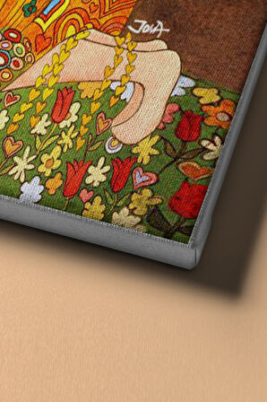 Sayılarla Boyama Seti Kasnaklı Klımt Öpücük 50 X 65 Cm