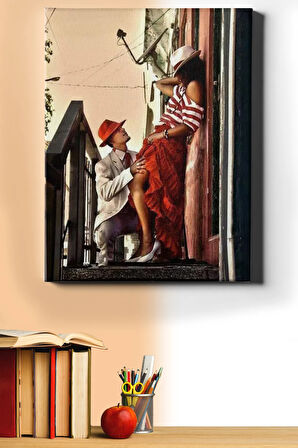 Sayılarla Boyama Seti Kasnaklı Aşk Itirafı 40 X 50 Cm