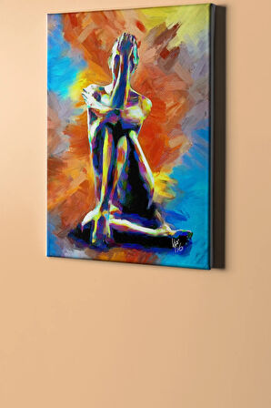 Sayılarla Boyama Seti Kasnaklı Egzotik Kadın 60 X 75 Cm