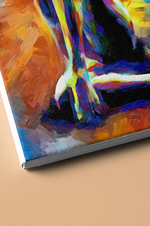 Sayılarla Boyama Seti Kasnaklı Egzotik Kadın 60 X 75 Cm