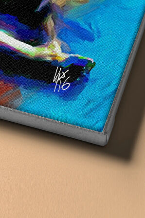 Sayılarla Boyama Seti Kasnaklı Egzotik Kadın 60 X 75 Cm