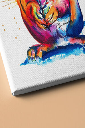 Sayılarla Boyama Seti Kasnaklı Şaşkın Sincap 60 X 75 Cm