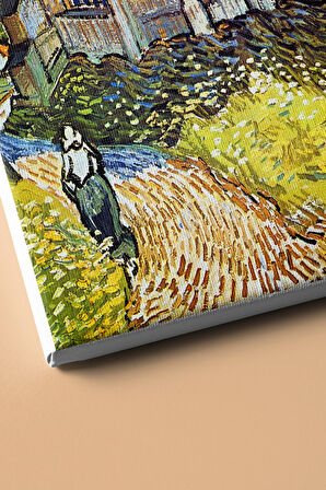 Sayılarla Boyama Seti Kasnaklı Van Gogh Auvers'deki Kilise 40 X 50 Cm