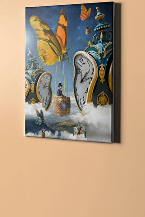 Sayılarla Boyama Seti Kasnaklı Dali Ve Zaman 60 X 75 Cm