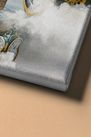 Sayılarla Boyama Seti Kasnaklı Dali Ve Zaman 60 X 75 Cm