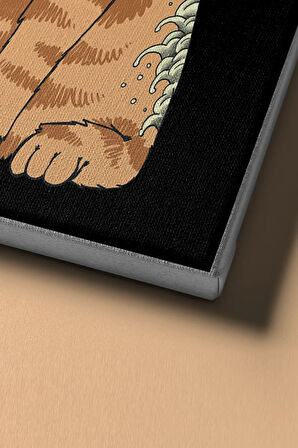 Sayılarla Boyama Seti Kasnaklı Samuray Kedi 50 X 65 Cm