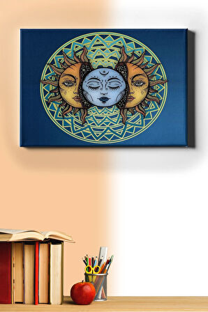 Sayılarla Boyama Seti Kasnaklı Tutulma 60 X 75 Cm