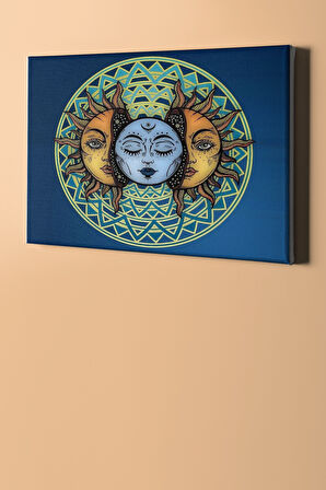 Sayılarla Boyama Seti Kasnaklı Tutulma 60 X 75 Cm