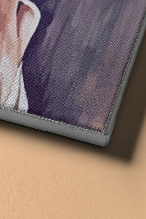 Sayılarla Boyama Seti Kasnaklı Gül Kadın 2 60 X 75 Cm