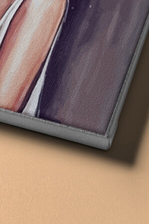 Sayılarla Boyama Seti Kasnaklı Gül Kadın 3 60 X 75 Cm