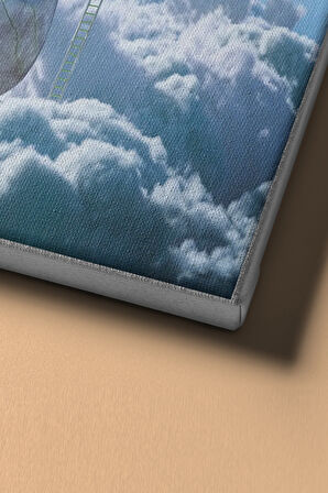 Sayılarla Boyama Seti Kasnaklı Taşların Üstünde Ev 60 X 75 Cm