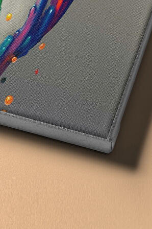 Sayılarla Boyama Seti Kasnaklı Woman And Colors 2 60 X 75 Cm