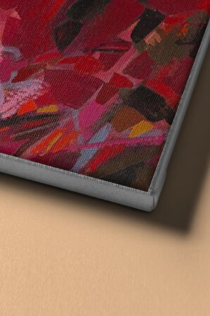 Sayılarla Boyama Seti Kasnaklı Pembe Elbiseli Kadın 60 X 75 Cm