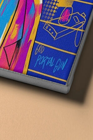 Sayılarla Boyama Seti Kasnaklı Rıck Ve Morty 60 X 75 Cm