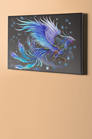 Sayılarla Boyama Seti Kasnaklı Simurg 60 X 75 Cm