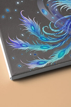 Sayılarla Boyama Seti Kasnaklı Simurg 60 X 75 Cm