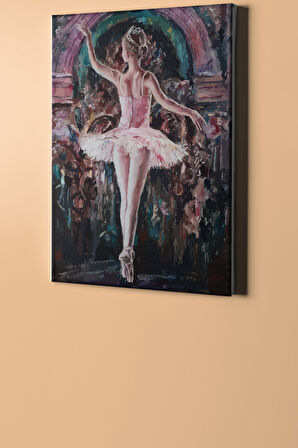 Sayılarla Boyama Seti Kasnaklı Balerinin Hayali 2 40 X 50 Cm