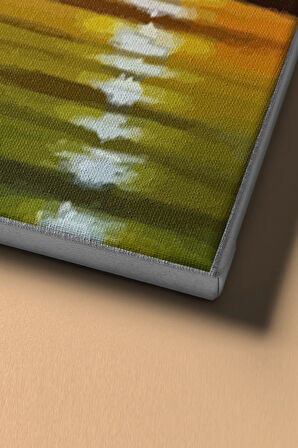 Sayılarla Boyama Seti Kasnaklı Okyanusta Gün Batımı 40 X 50 Cm