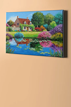 Sayılarla Boyama Seti Kasnaklı Çiçek Bahçesi 60 X 75 Cm