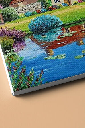 Sayılarla Boyama Seti Kasnaklı Çiçek Bahçesi 60 X 75 Cm