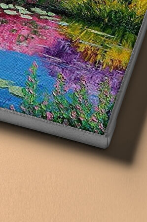 Sayılarla Boyama Seti Kasnaklı Çiçek Bahçesi 60 X 75 Cm