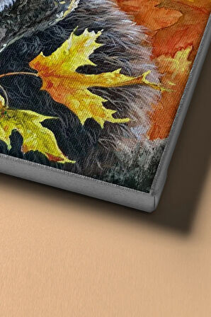 Sayılarla Boyama Seti Kasnaklı Rakunlar 60 X 75 Cm