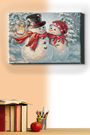 Sayılarla Boyama Seti Kasnaklı Kardan Aşk 40 X 50 Cm