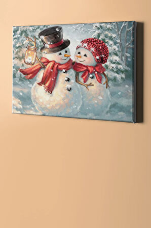 Sayılarla Boyama Seti Kasnaklı Kardan Aşk 40 X 50 Cm