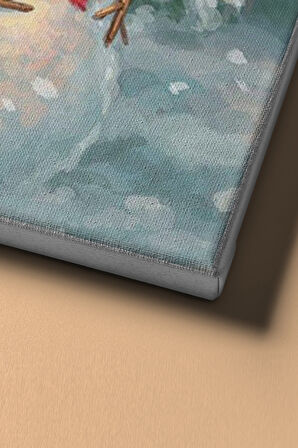 Sayılarla Boyama Seti Kasnaklı Kardan Aşk 40 X 50 Cm