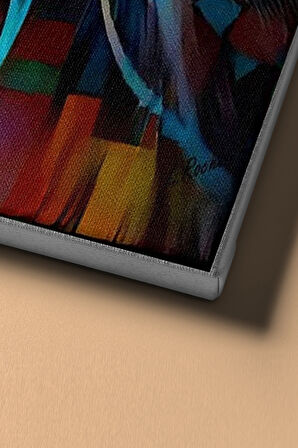 Sayılarla Boyama Seti Kasnaklı Masum Bakış 50 X 65 Cm