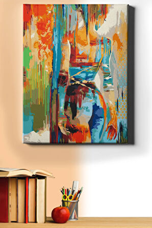 Sayılarla Boyama Seti Kasnaklı Ayrılık 40 X 50 Cm