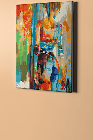 Sayılarla Boyama Seti Kasnaklı Ayrılık 40 X 50 Cm
