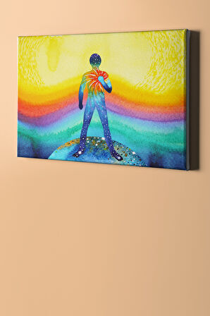 Sayılarla Boyama Seti Kasnaklı Enerji 60 X 75 Cm