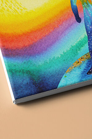 Sayılarla Boyama Seti Kasnaklı Enerji 60 X 75 Cm