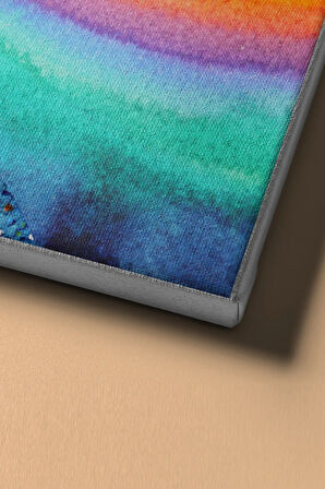 Sayılarla Boyama Seti Kasnaklı Enerji 60 X 75 Cm